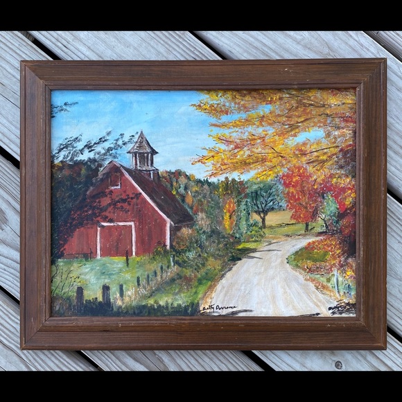 Wall Art Vintage Classic Farm Scene Painting Poshmark